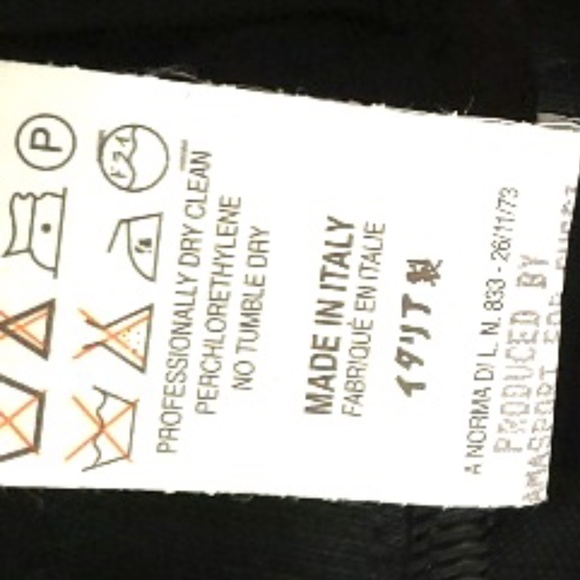 Authentic Vintage  Gucci Black Unlined Button Down Jacket.   Size 40.  NWT - Picture 7 of 12